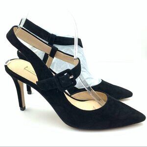 Louise Et Cie heel Jycye 7 37.5 black suede Dorsay